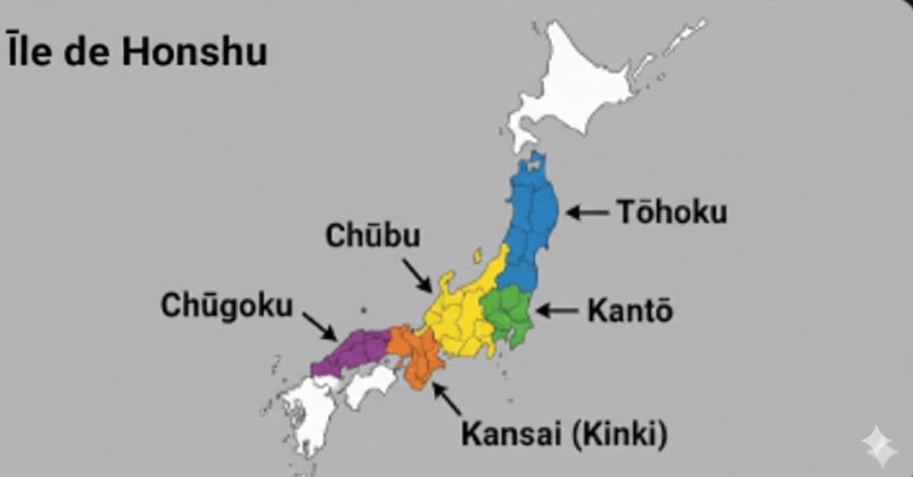 Carte Honshu